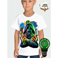 Футболка Glow Point, размер 36, белый