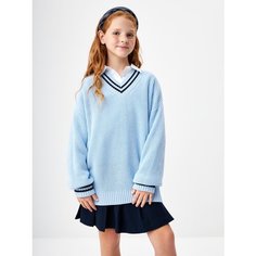 Пуловер Sela, размер 122, голубой