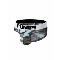 Трусы PUMP!, размер XXL, черный, белый, серый