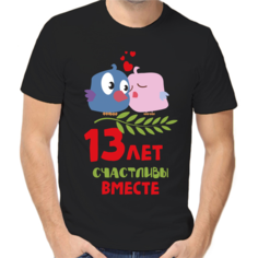 Футболка размер 2XL, черный