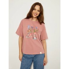 Футболка Приятно, размер S, розовый