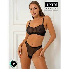 Трусы Luxtdilingerie, размер M, черный