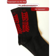 Носки Happy Frensis, размер 41/45, черный