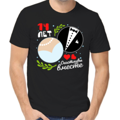 Футболка размер 2XL, черный