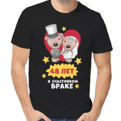 Футболка размер 2XL, черный