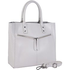 Сумка шоппер Finsa, фактура гладкая, белый