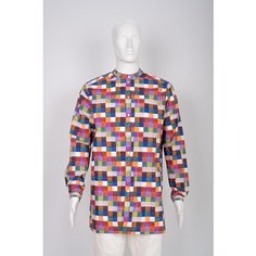 Рубашка HOCUHECHOCU, размер 44/48, мультиколор