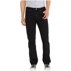 Джинсы классические Levis 501 LEVIS ORIGINAL, размер 32/32, черный Levis®