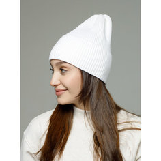 Шапка бини DM-Collection, размер 52-58, белый