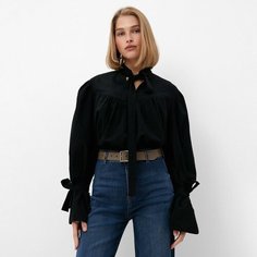 Блуза Minaku, размер 50, черный