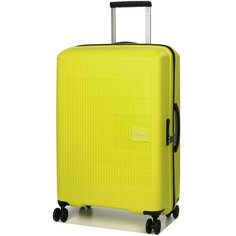 Чемодан American Tourister, 72.5 л, размер M, желтый