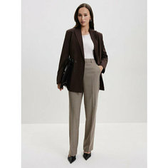 Брюки Zarina, размер XS (RU 42)/170, бежевый