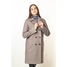 Пальто MARGO, размер 40/170, бежевый, коричневый