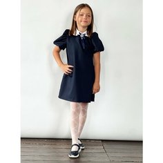Школьное платье Бушон, размер 146-152, синий
