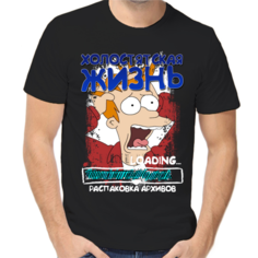 Футболка размер 2XL, черный