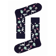 Носки Happy Socks, размер 41-46, черный, мультиколор