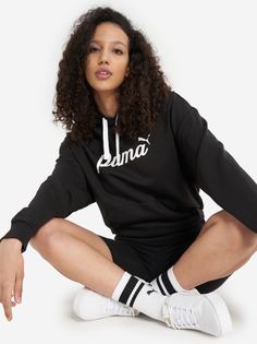 Худи женская PUMA Ess+ Blossom Script, Черный