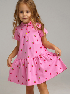Платье-поло Playtoday для девочек, Розовый