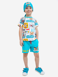 Комплект Playtoday для мальчиков: футболка, шорты, Голубой