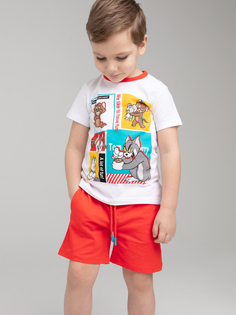 Комплект Playtoday для мальчиков: футболка, шорты, Желтый