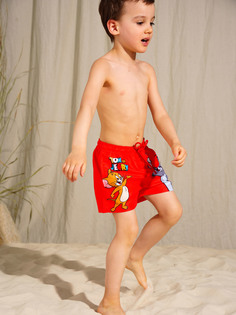 Плавки-шорты Playtoday для мальчика, Красный