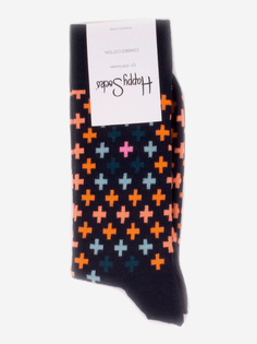 Носки с рисунками Happy Socks - Plus Socks Orange, Черный