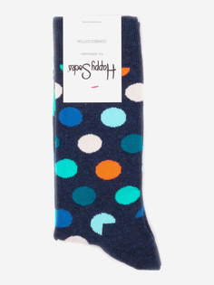 Носки с рисунками Happy Socks - Big Dot Navy, Синий