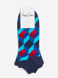 Носки с рисунками Happy Socks - Low 2 Pack Optic Egg, Синий