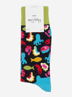 Носки с рисунками Happy Socks - Frutti Di Mare, Черный