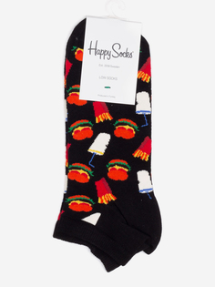 Носки с рисунками Happy Socks - Low Hamburger, Черный