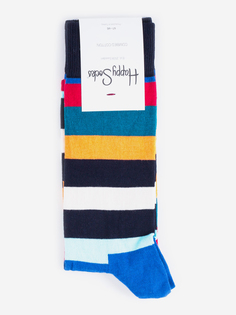 Носки с рисунками Happy Socks - Stripe Multicolor, Синий