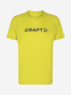 Футболка мужская Craft Core Essence Logo, Желтый