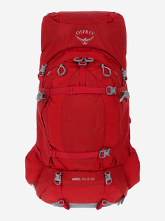 Рюкзак женский Osprey Ariel Plus, 60 л, Красный