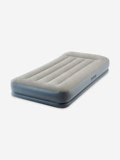 Кровать надувная Intex PILLOW REST MID-RISE, Twin, 99х191х30 см, с насосом 220В, Бежевый