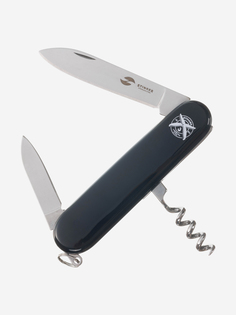 Нож перочинный Stinger, 90 мм, 4 функции, материал рукояти: АБС-пластик (черный), Черный