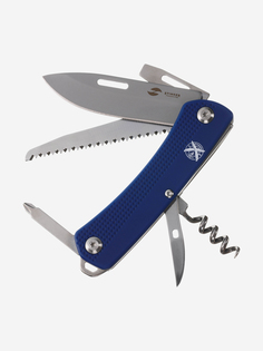 Нож перочинный Stinger, 103 мм, 10 функций, материал рукояти: АБС-пластик (синий), Синий