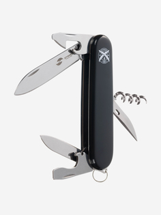 Нож перочинный Stinger, 90 мм, 11 функций, материал рукояти: АБС-пластик (черный), Черный