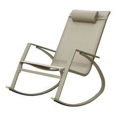 Кресло-качалка Bizzotto demid светло-серое 61 х 107 х 95 см