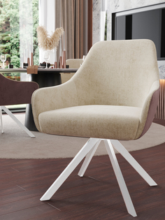 Стул ArtGenesis Амбассадор, с подлокотниками, какао