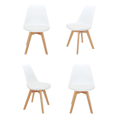 Комплект стульев 4 шт. Bradex Eames Bon, белый