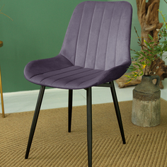 Стул для кухни мягкий ForPost Мартин, плюм, 2 шт