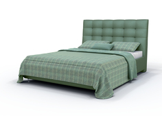 Кровать Аскона AmeLia с ПМ с бельевым ящиком Тк.Dumont 22 180x200 Askona