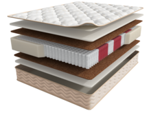 Анатомический матрас Soul Norma 120*200, независимый пружинный блок Askona