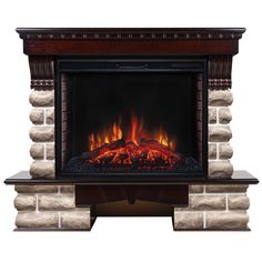 Электрокамин RealFlame Kansas 33/33W AO-257 с очагом Epsilon 33