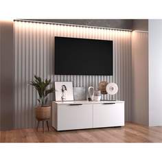 Тумба под телевизор Артик 92,5х33х35,2, белая No Brand