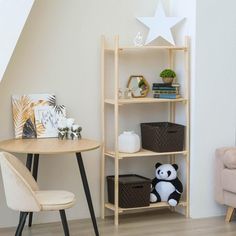 Стеллаж SL 1800531 73х30х160см бежевый No Brand