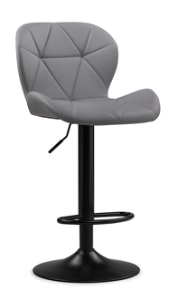 Барный стул Woodville Trio light gray / black