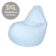 Кресло-мешок Папа Пуф Оксфорд Белый 3XL 135x90