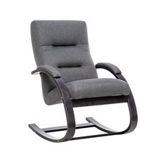 Кресло-качалка Leset Милано 2 штуки Венге текстура рогожка Malmo 95