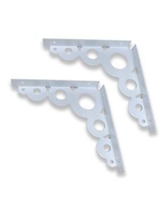Кронштейн для полки PRM 182x182x1,5 2 шт белый